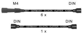 BBT ZK0409 - JGO. CABLES BUJIA MERCEDES