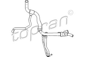 TOPRAN 207717 - MANGUERA RADIADOR, REFRIGERACIóN MOTOR
