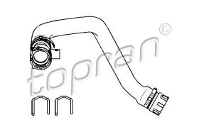 TOPRAN 501567 - MANGUERA RADIADOR, REFRIGERACIóN MOTOR
