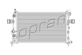 TOPRAN 206972 - RADIADOR, REFRIGERACIóN DEL MOTOR