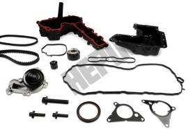 HEPU PK09090XT1 - KIT BOMBA DE AGUA + CARTER + TAPA CULATA