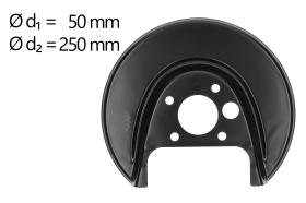 AIC 54704 - CHAPA PROTECTORA CONTRA SALPICADURAS, DISCO DE FRENO