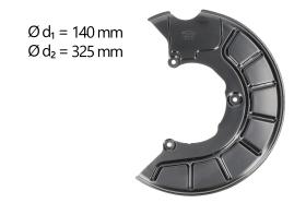 AIC 54846 - CHAPA PROTECTORA CONTRA SALPICADURAS, DISCO DE FRENO