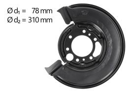 AIC 55097 - CHAPA PROTECTORA CONTRA SALPICADURAS, DISCO DE FRENO