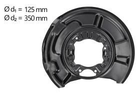 AIC 55100 - CHAPA PROTECTORA CONTRA SALPICADURAS, DISCO DE FRENO