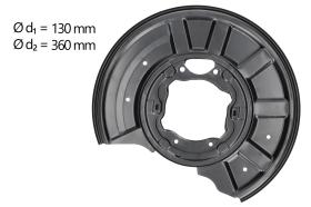 AIC 55101 - CHAPA PROTECTORA CONTRA SALPICADURAS, DISCO DE FRENO
