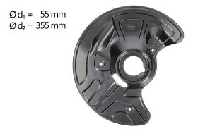 AIC 55194 - CHAPA PROTECTORA CONTRA SALPICADURAS, DISCO DE FRENO