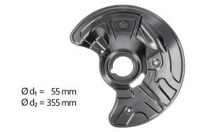 AIC 55195 - CHAPA PROTECTORA CONTRA SALPICADURAS, DISCO DE FRENO