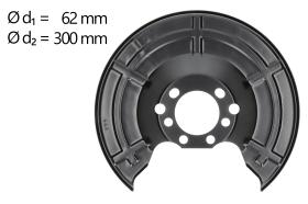 AIC 55198 - CHAPA PROTECTORA CONTRA SALPICADURAS, DISCO DE FRENO
