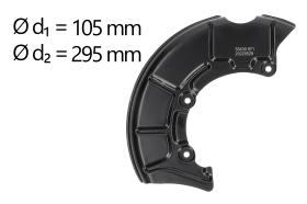 AIC 55430 - CHAPA PROTECTORA CONTRA SALPICADURAS, DISCO DE FRENO