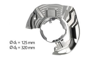 AIC 55506 - CHAPA PROTECTORA CONTRA SALPICADURAS, DISCO DE FRENO