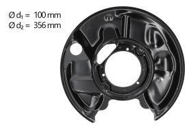 AIC 55683 - CHAPA PROTECTORA CONTRA SALPICADURAS, DISCO DE FRENO