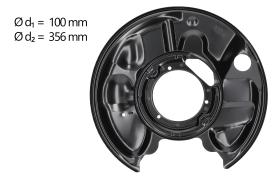 AIC 55684 - CHAPA PROTECTORA CONTRA SALPICADURAS, DISCO DE FRENO