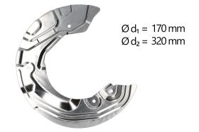 AIC 55738 - CHAPA PROTECTORA CONTRA SALPICADURAS, DISCO DE FRENO