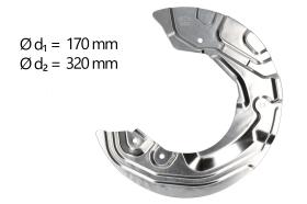 AIC 55739 - CHAPA PROTECTORA CONTRA SALPICADURAS, DISCO DE FRENO