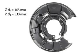 AIC 55750 - CHAPA PROTECTORA CONTRA SALPICADURAS, DISCO DE FRENO