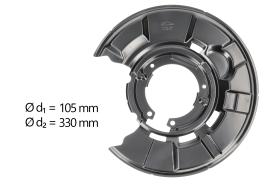 AIC 55751 - CHAPA PROTECTORA CONTRA SALPICADURAS, DISCO DE FRENO