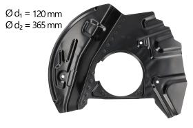 AIC 55912 - CHAPA PROTECTORA CONTRA SALPICADURAS, DISCO DE FRENO