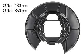 AIC 55915 - CHAPA PROTECTORA CONTRA SALPICADURAS, DISCO DE FRENO