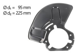 AIC 55972 - CHAPA PROTECTORA CONTRA SALPICADURAS, DISCO DE FRENO