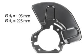 AIC 55973 - CHAPA PROTECTORA CONTRA SALPICADURAS, DISCO DE FRENO