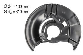 AIC 55978 - CHAPA PROTECTORA CONTRA SALPICADURAS, DISCO DE FRENO