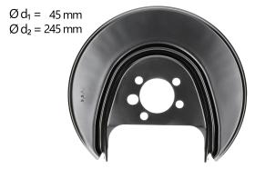 AIC 56015 - CHAPA PROTECTORA CONTRA SALPICADURAS, DISCO DE FRENO