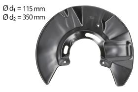 AIC 56020 - CHAPA PROTECTORA CONTRA SALPICADURAS, DISCO DE FRENO