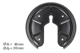 AIC 56073 - CHAPA PROTECTORA CONTRA SALPICADURAS, DISCO DE FRENO