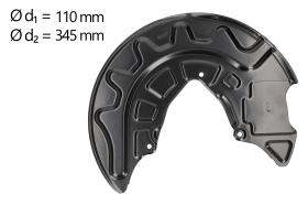 AIC 56144 - CHAPA PROTECTORA CONTRA SALPICADURAS, DISCO DE FRENO
