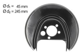 AIC 56155 - CHAPA PROTECTORA CONTRA SALPICADURAS, DISCO DE FRENO