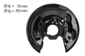 AIC 56162 - CHAPA PROTECTORA CONTRA SALPICADURAS, DISCO DE FRENO