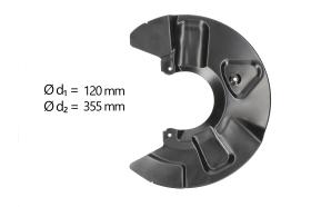 AIC 56165 - CHAPA PROTECTORA CONTRA SALPICADURAS, DISCO DE FRENO