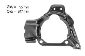 AIC 56170 - CHAPA PROTECTORA CONTRA SALPICADURAS, DISCO DE FRENO