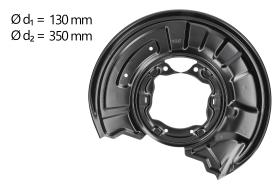 AIC 56178 - CHAPA PROTECTORA CONTRA SALPICADURAS, DISCO DE FRENO