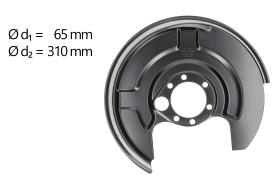 AIC 56228 - CHAPA PROTECTORA CONTRA SALPICADURAS, DISCO DE FRENO