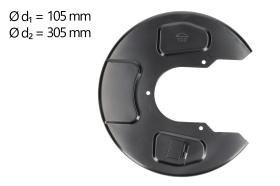 AIC 56411 - CHAPA PROTECTORA CONTRA SALPICADURAS, DISCO DE FRENO