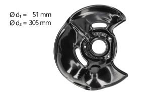 AIC 56413 - CHAPA PROTECTORA CONTRA SALPICADURAS, DISCO DE FRENO