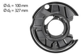 AIC 56416 - CHAPA PROTECTORA CONTRA SALPICADURAS, DISCO DE FRENO