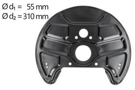 AIC 56417 - CHAPA PROTECTORA CONTRA SALPICADURAS, DISCO DE FRENO