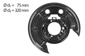 AIC 56431 - CHAPA PROTECTORA CONTRA SALPICADURAS, DISCO DE FRENO