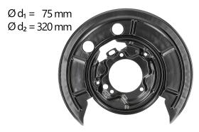 AIC 56432 - CHAPA PROTECTORA CONTRA SALPICADURAS, DISCO DE FRENO
