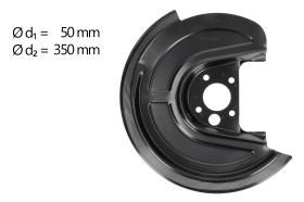 AIC 56580 - CHAPA PROTECTORA CONTRA SALPICADURAS, DISCO DE FRENO