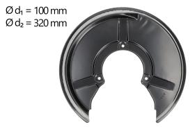 AIC 56582 - CHAPA PROTECTORA CONTRA SALPICADURAS, DISCO DE FRENO