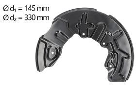 AIC 56583 - CHAPA PROTECTORA CONTRA SALPICADURAS, DISCO DE FRENO
