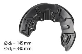 AIC 56584 - CHAPA PROTECTORA CONTRA SALPICADURAS, DISCO DE FRENO