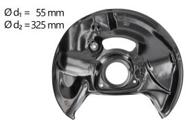 AIC 56586 - CHAPA PROTECTORA CONTRA SALPICADURAS, DISCO DE FRENO