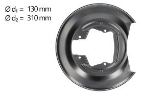 AIC 56974 - CHAPA PROTECTORA CONTRA SALPICADURAS, DISCO DE FRENO