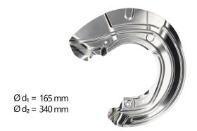 AIC 56976 - CHAPA PROTECTORA CONTRA SALPICADURAS, DISCO DE FRENO
