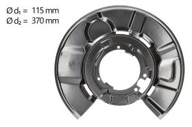 AIC 56989 - CHAPA PROTECTORA CONTRA SALPICADURAS, DISCO DE FRENO
